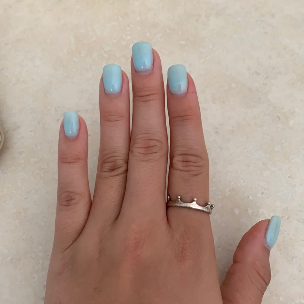 SILVER PANDORA CROWN RING